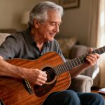 Apprendre la guitare à 60 ans : guide pratique et bienfaits sans aucun texte