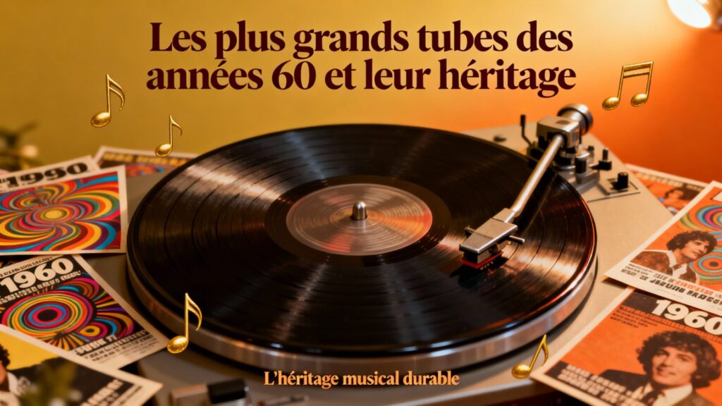 Les plus grands tubes des années 60 et leur héritage avec texte