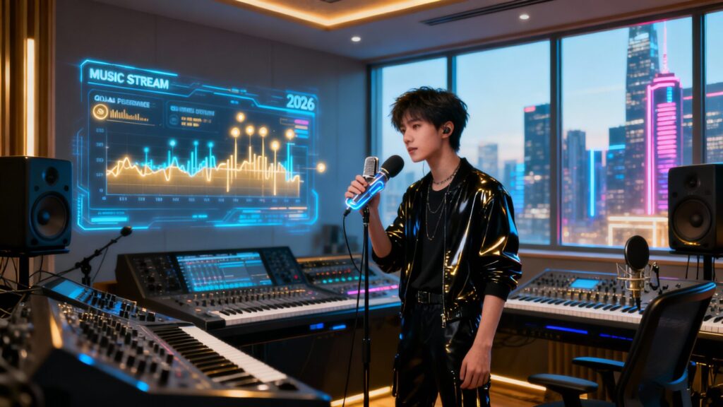 Prédictions : l'artiste le plus écoute au monde en 2026 sans aucun texte