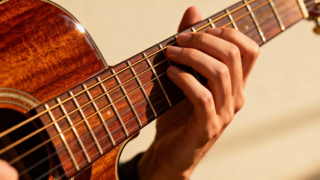 Reconnaître le nom d'un accord de guitare facilement sans aucun texte