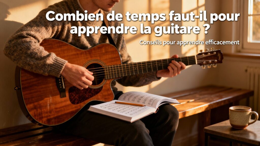 Combien de temps faut-il pour apprendre la guitare ?