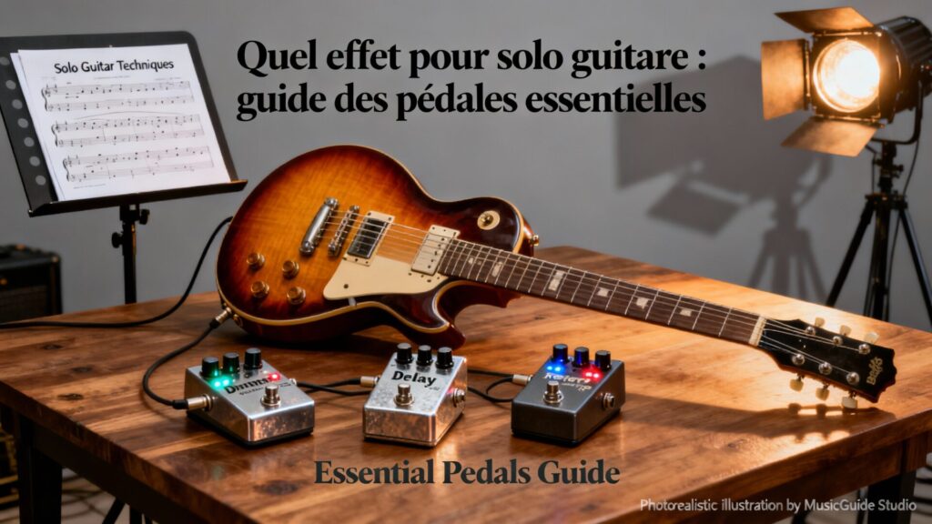 Quel effet pour guitare solo : guide des pédales essentielles avec texte