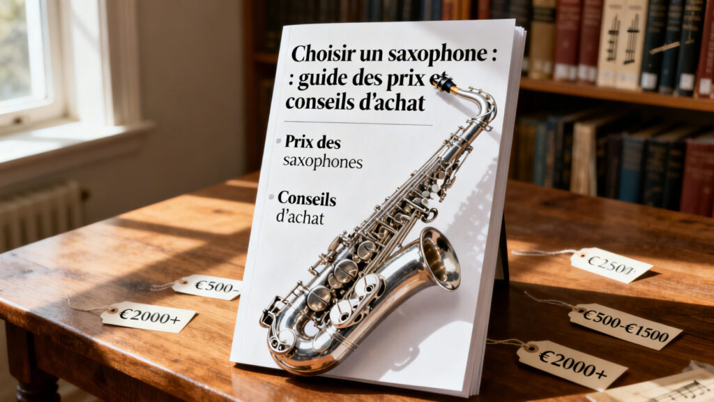 Choisir un saxophone : guide des prix et conseils d'achat avec texte