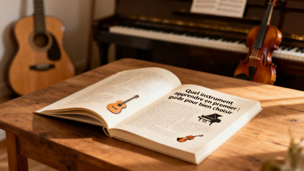 Quel instrument apprendre en premier : guide pour bien choisir avec texte
